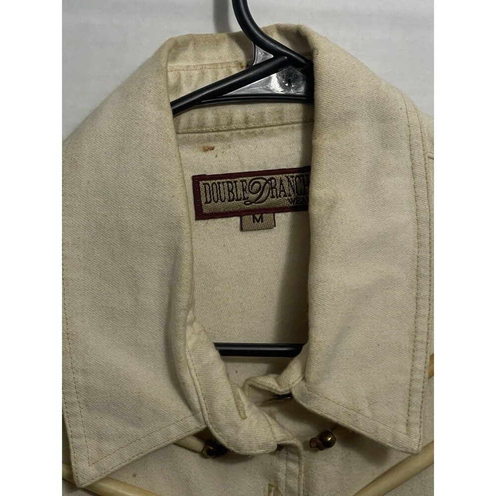 Double D Ranch Western 100 Cotton Bone Detail Fringe Size Medium (Read) - Picture 5 of 7